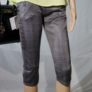 stretchable Grey Short Pants Business USA Design